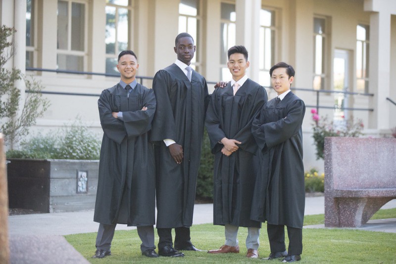 boys graduating